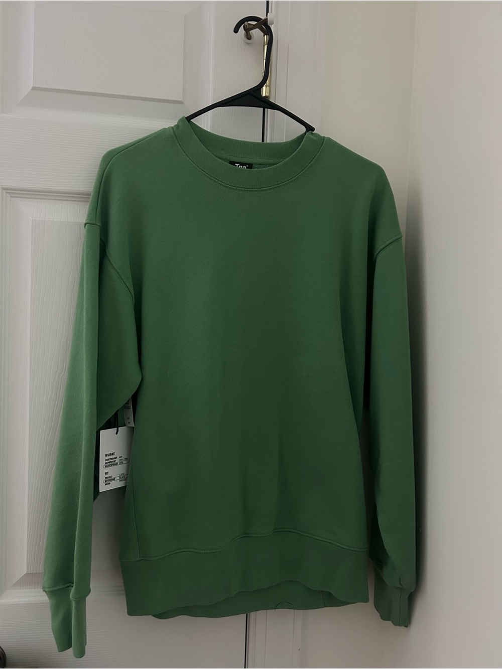 Aritzia Women's Crewneck Sweatshirt - Green